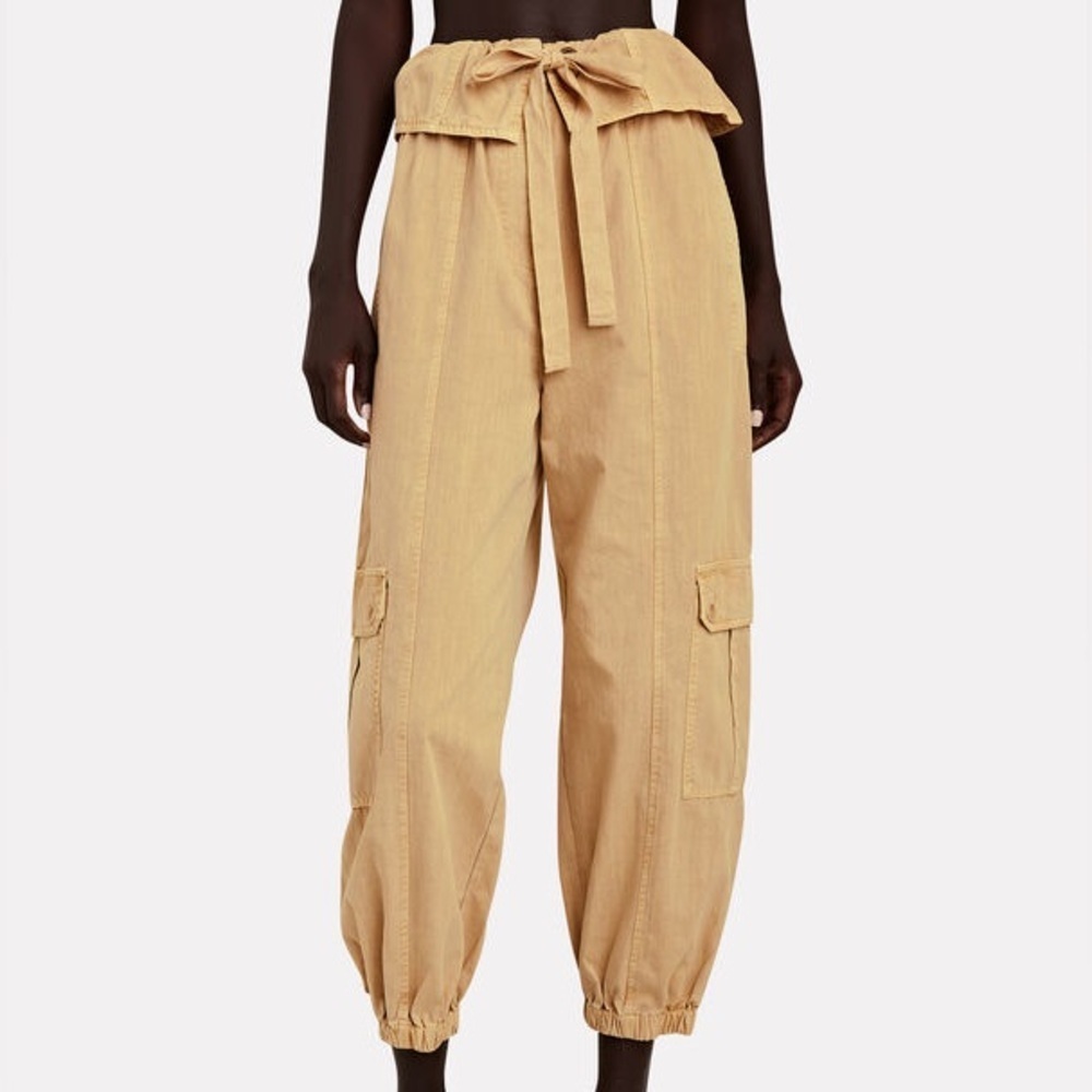 Ulla Johnson Pants‎ Alden Drawstring Cotton Jogger Trousers Sz 8 - Picture 4 of 16